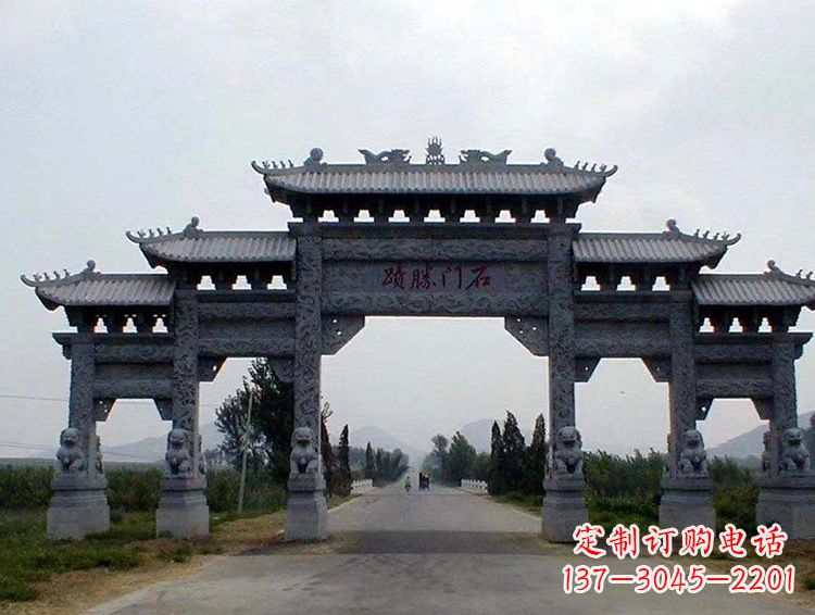 德州石牌坊 斗楼