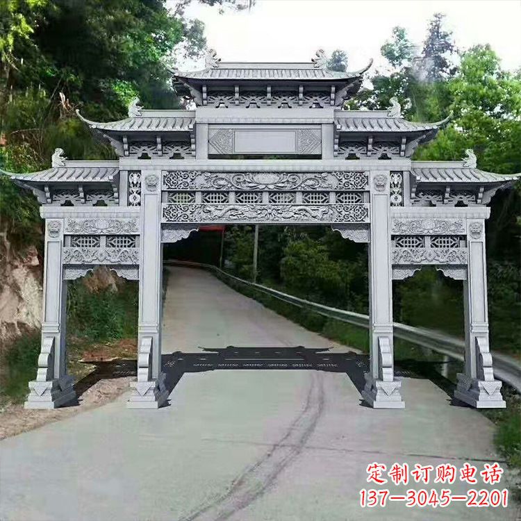 德州石牌楼青石牌坊