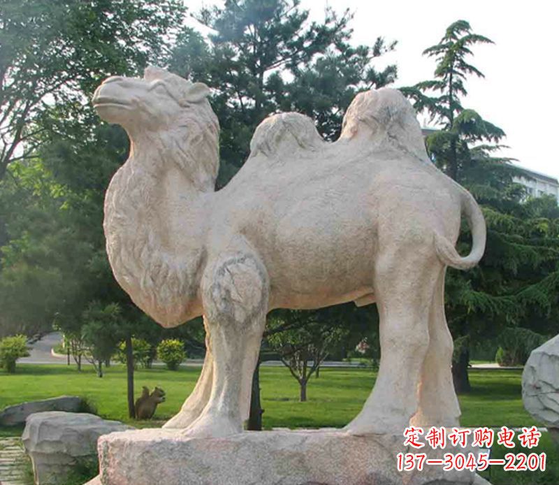 德州石头骆驼雕塑