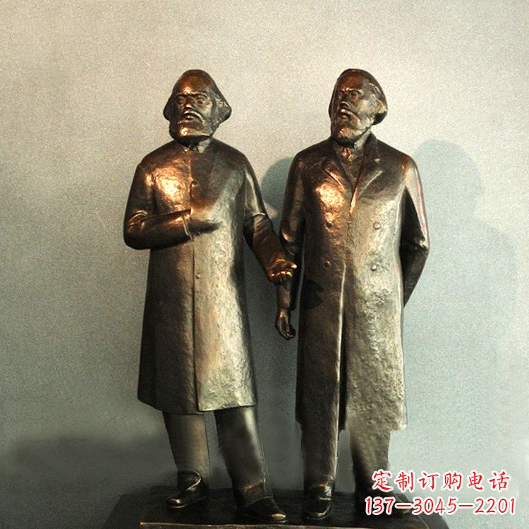 德州世纪伟人马克思和恩格斯雕塑