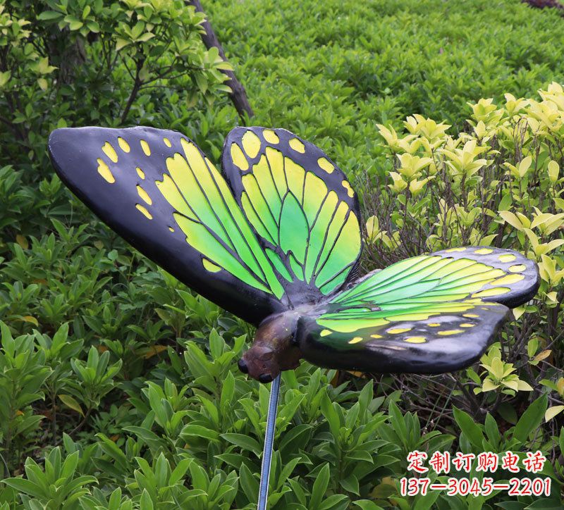 德州树脂仿真蝴蝶昆虫雕塑