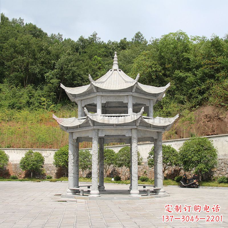 德州双层庭院石凉亭