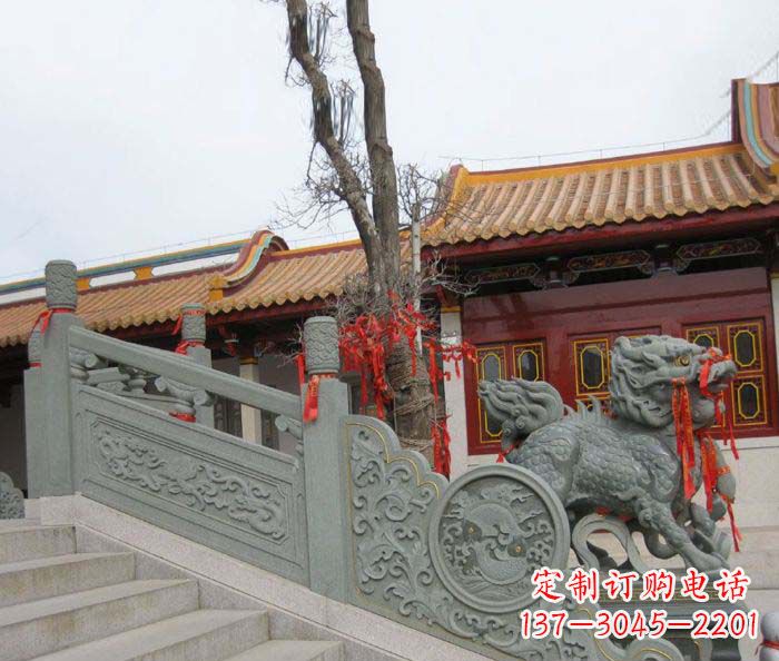 德州寺庙景观仿古石栏板
