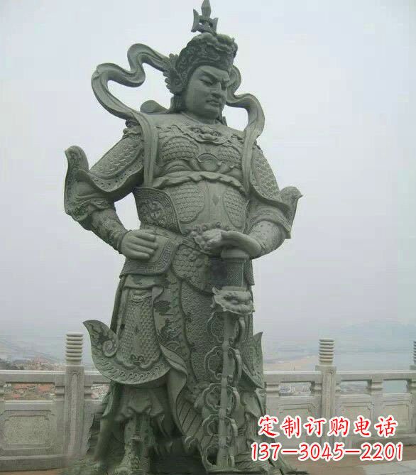 德州寺庙韦陀菩萨石雕