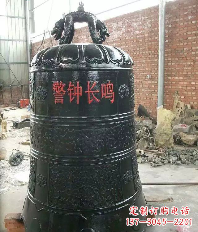 德州寺庙铸铜钟铜雕 (4)