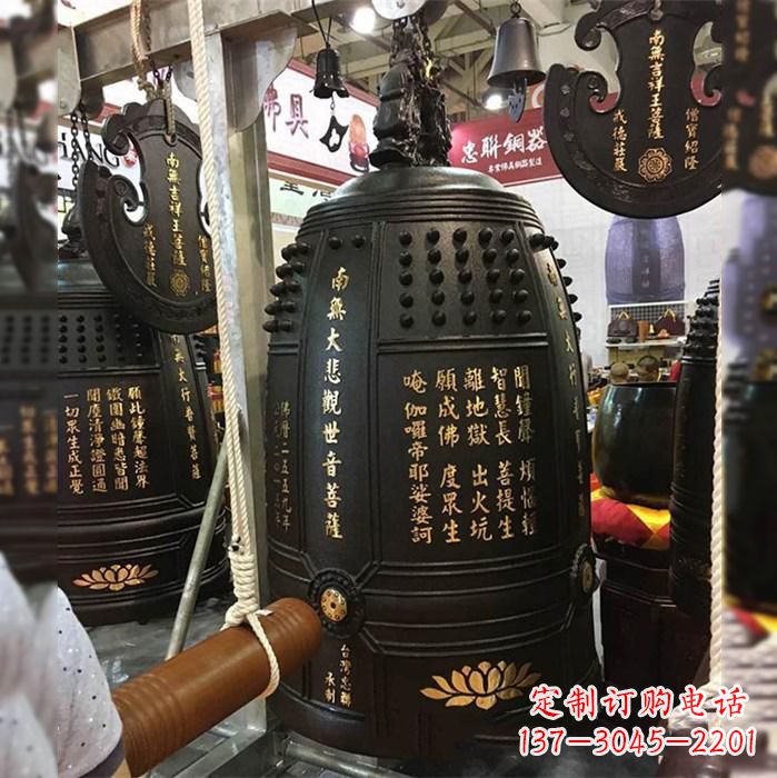 德州寺院挂钟铜雕塑