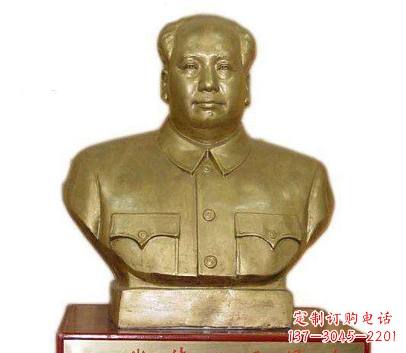 德州铜雕广场纪念伟人主席雕塑