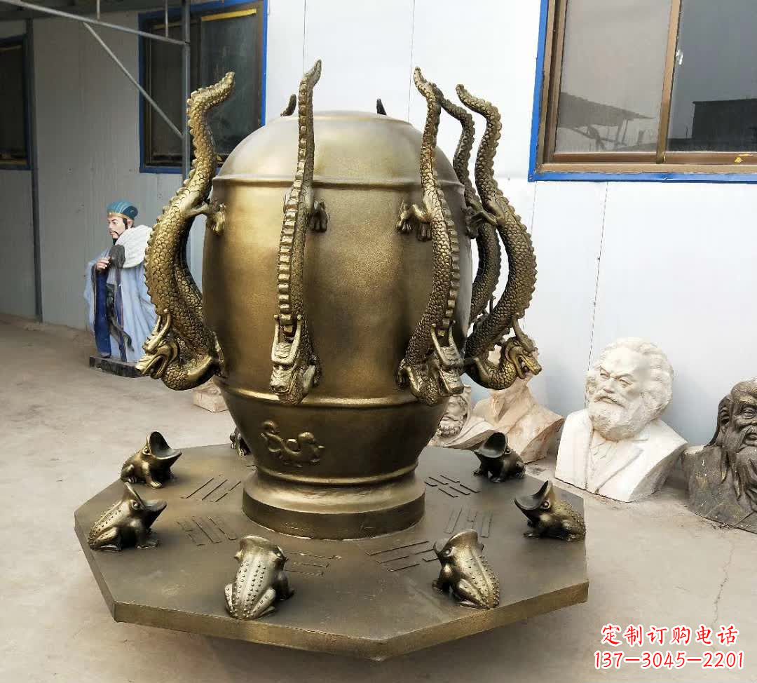 德州铜雕校园景观地动仪
