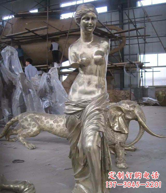 德州维纳斯西方人物铜雕