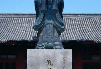 德州传承古代文化——青铜孔子雕塑