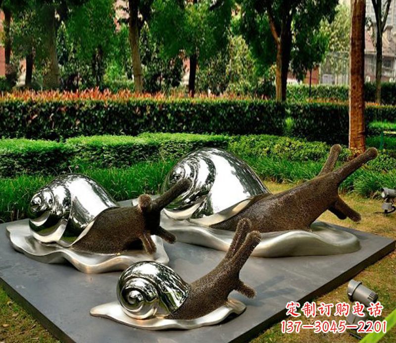 德州蜗牛雕塑不锈钢