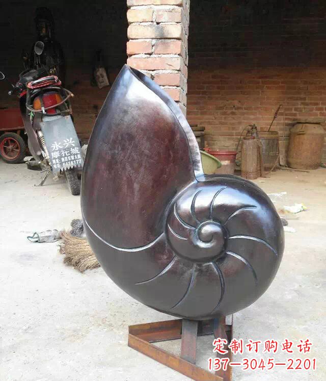 德州蜗牛公园景观动物铜雕