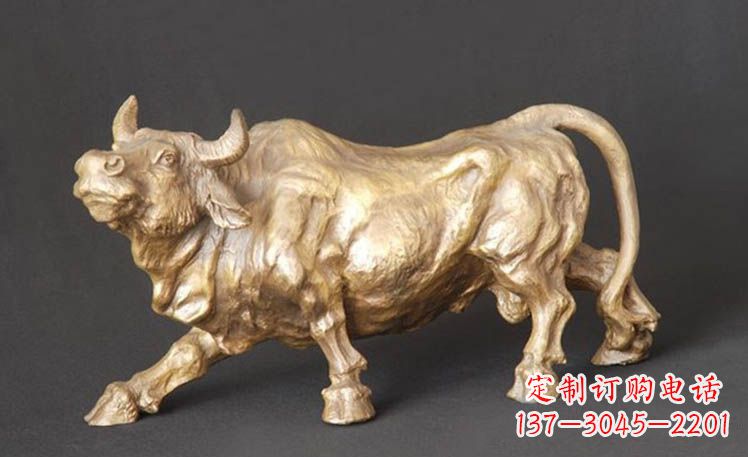 德州西班牙斗牛-鎏金牛