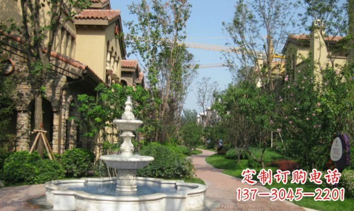 德州小区景观大理石喷泉石雕 (5)