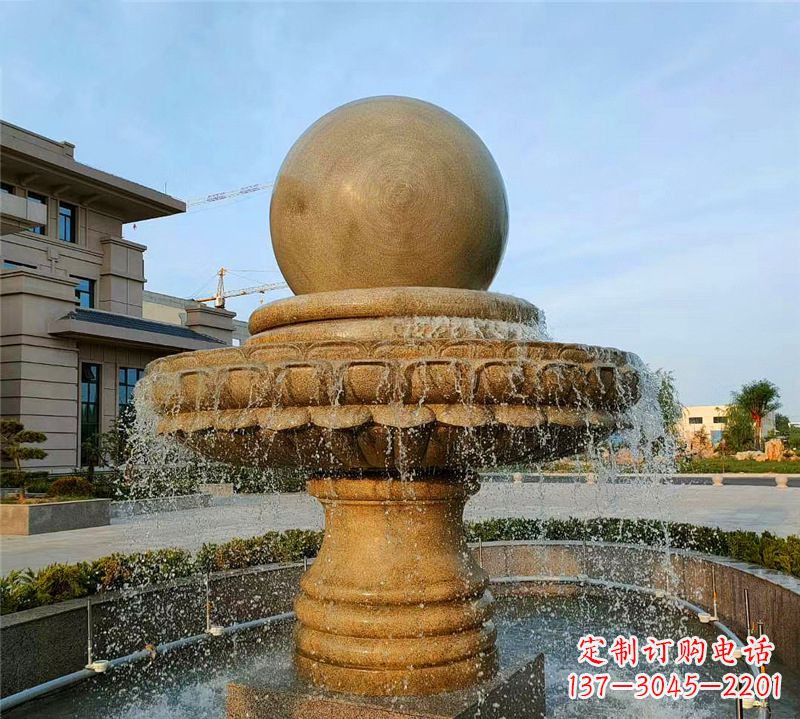 德州小区石喷泉雕塑