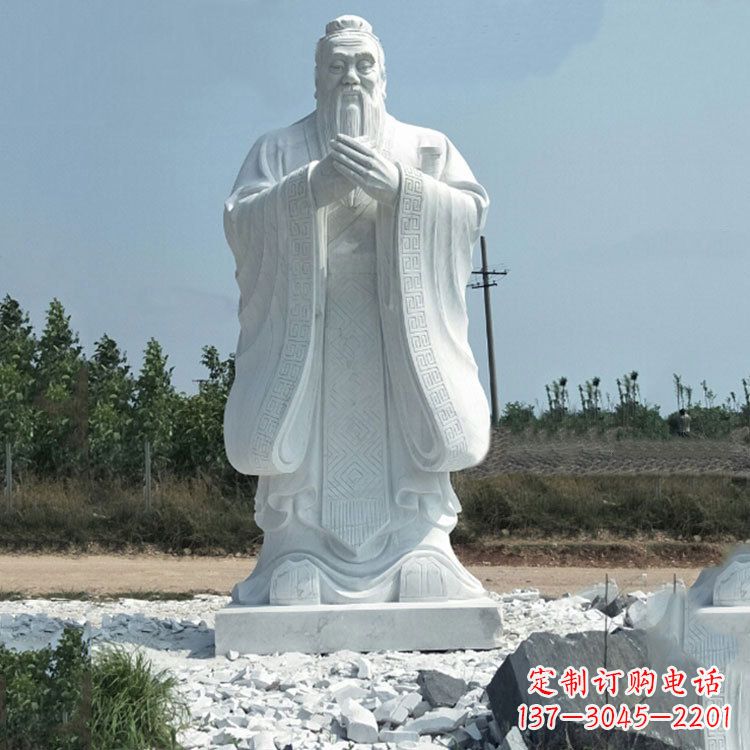 德州校园孔子人物雕像
