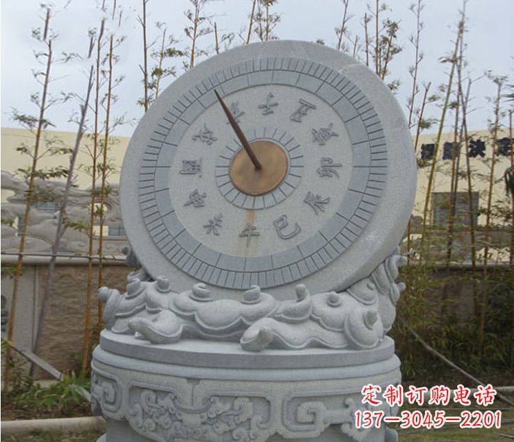 德州学校大理石日晷石雕 (5)