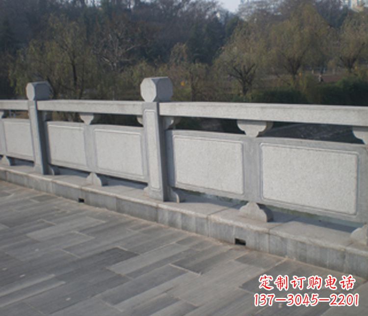 德州园林仿古石栏板景观石雕 (7)