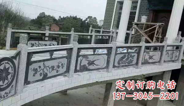 德州园林仿古石栏板景观石雕 (10)