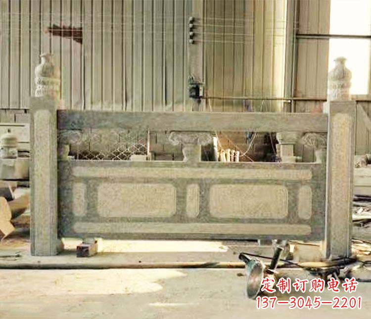 德州园林仿古石栏板景观石雕