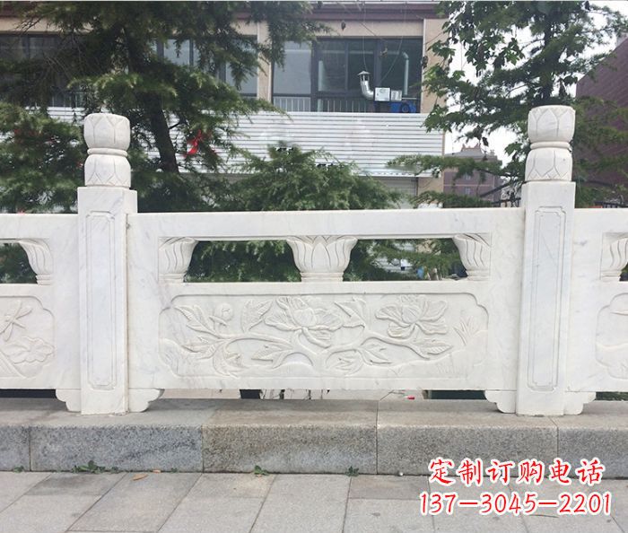 德州园林景观大理石浮雕栏板 (2)