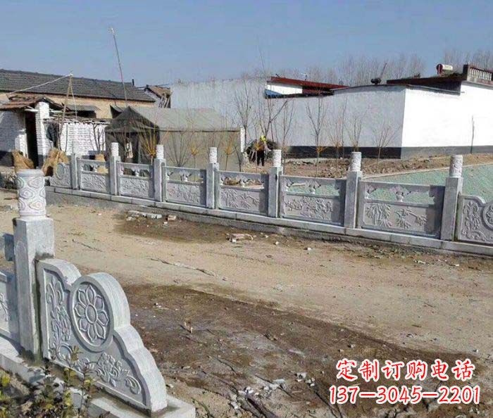 德州园林景观仿古栏板石雕
