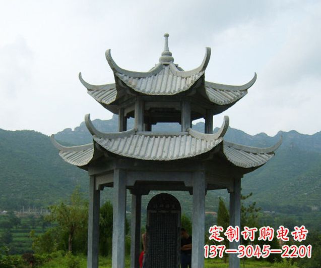 德州园林景观仿古凉亭石雕