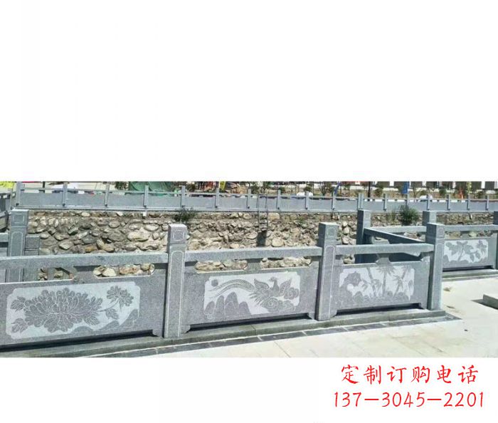 德州园林景观仿古石雕栏板 (5)