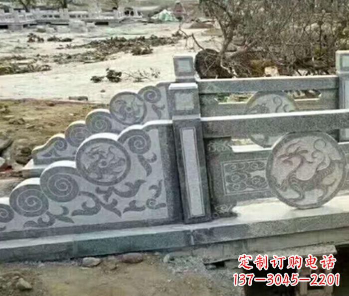德州园林景观仿古石雕栏板 (10)