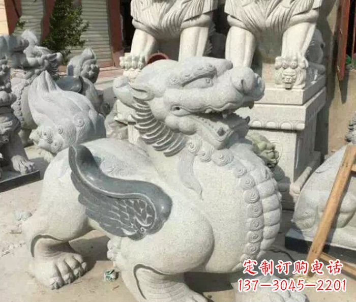 德州招财神兽仿古貔貅石雕