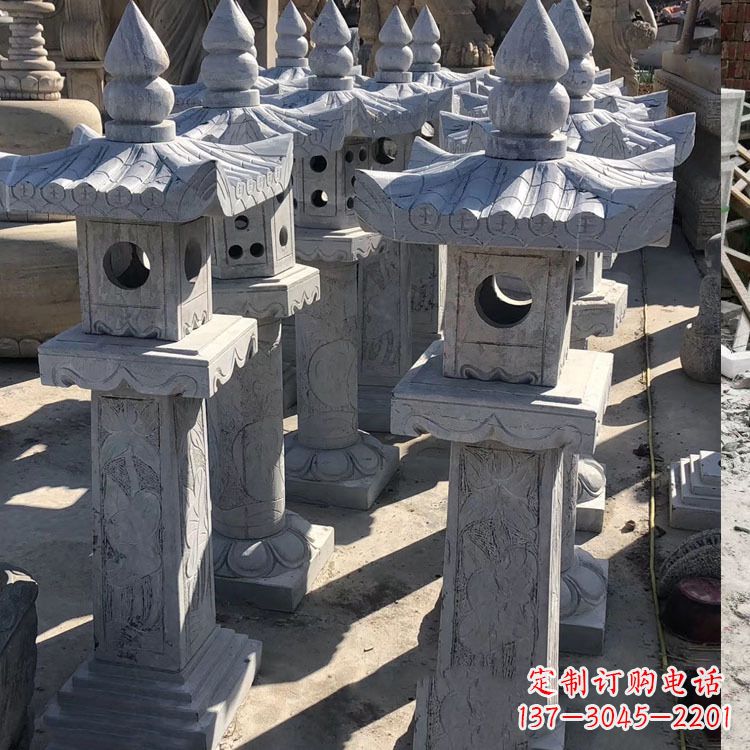 德州中式汉代石雕灯笼