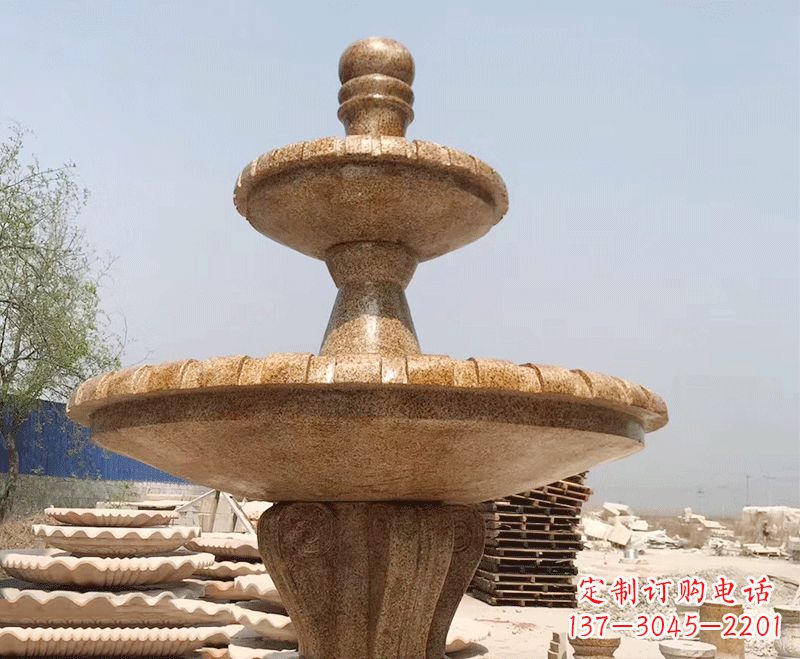 德州中式石雕喷泉
