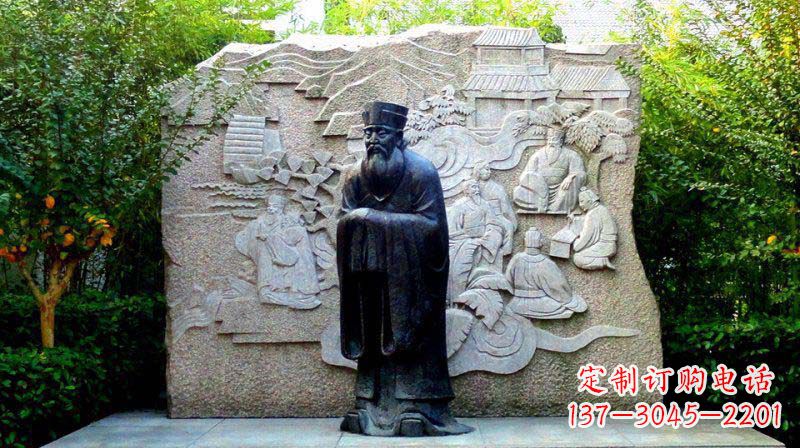 德州朱熹古代名人铜雕_2