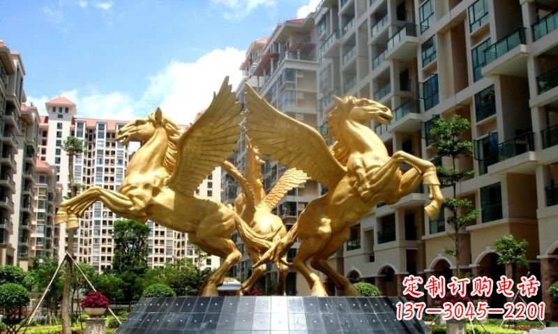 德州铸铜飞马雕塑