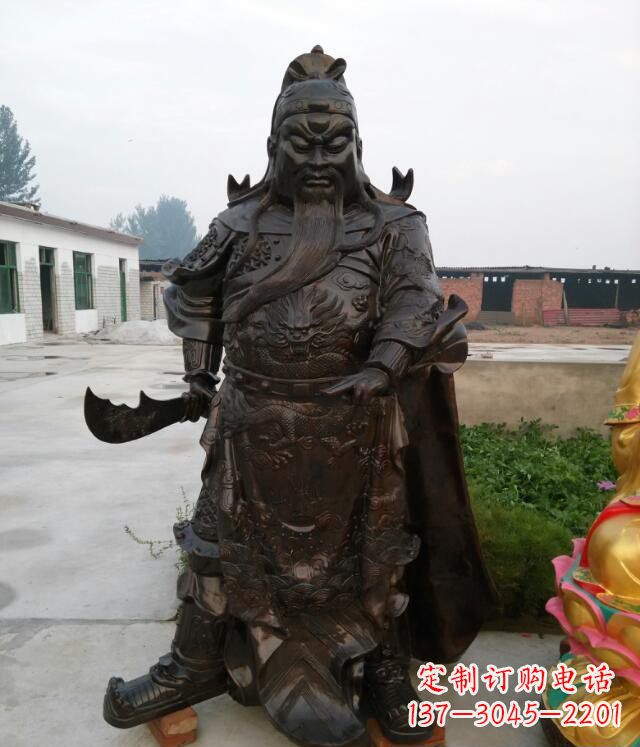 德州铸铜关公像铜雕