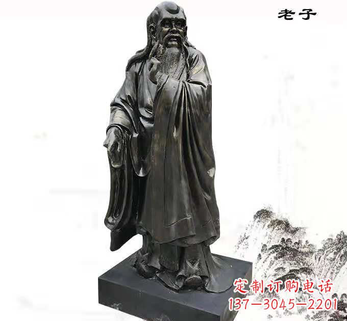 德州铸铜老子雕塑