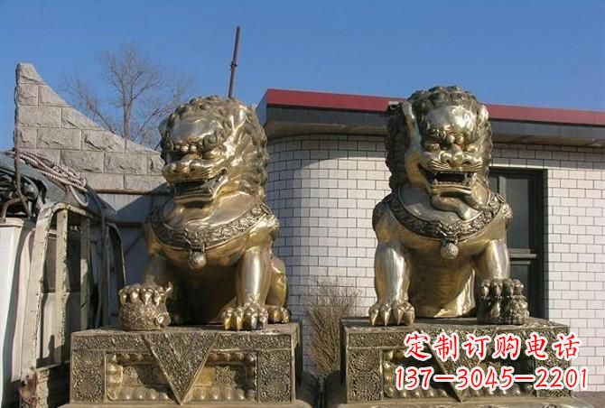 德州铸铜狮子雕塑