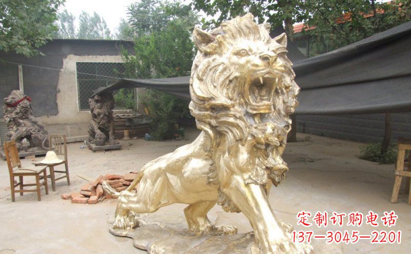 德州铸铜狮子铜雕 (3)