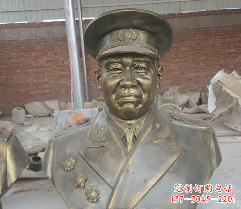 德州朱德半身像铜雕